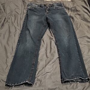 Classic Men's Straight Jeans - Midnight Blue